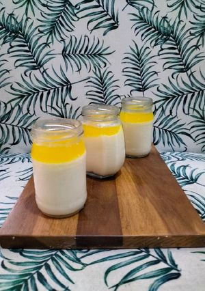 Foto resep 645. Puding Siram Jus Mangga