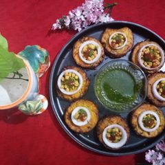 Healthy besan suji snacks A picture of Healthy besan suji snacks.