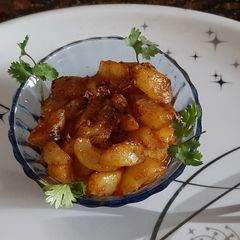A picture of Amla pickle.
