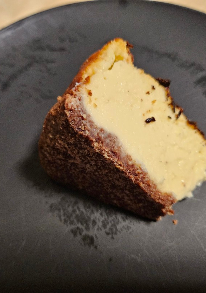 Una foto de Tarta de queso freidora de aire