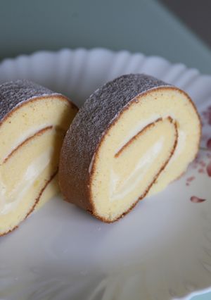 牛奶戚風蛋糕捲 的食譜成品照片