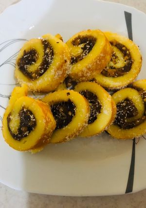 عکسی از دستور رولت خرمایی