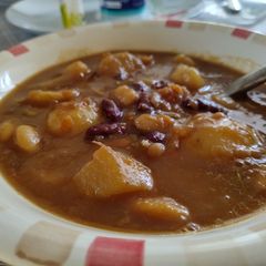 A picture of My vegetarian bean stew.