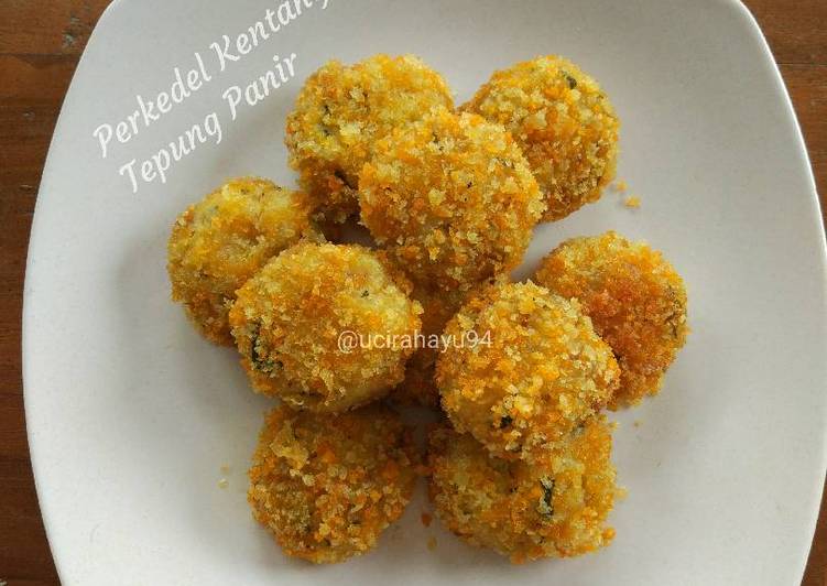 Resep: Perkedel kentang tepung panir yang Renyah