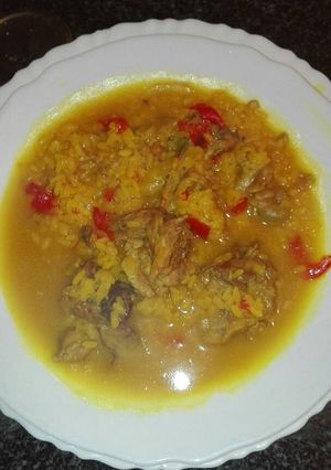 Foto principal de Arroz caldoso con conejo de campo