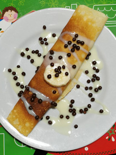 Una foto de Crepes con Plátano