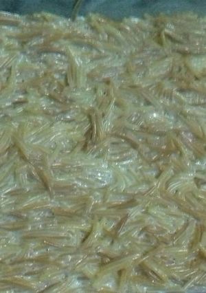 صورة لوصفة حلو شعريه بالحليب بالسمنه البلدي