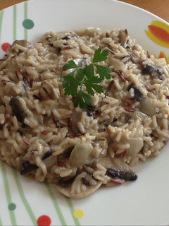 Una foto de Risotto salvaje