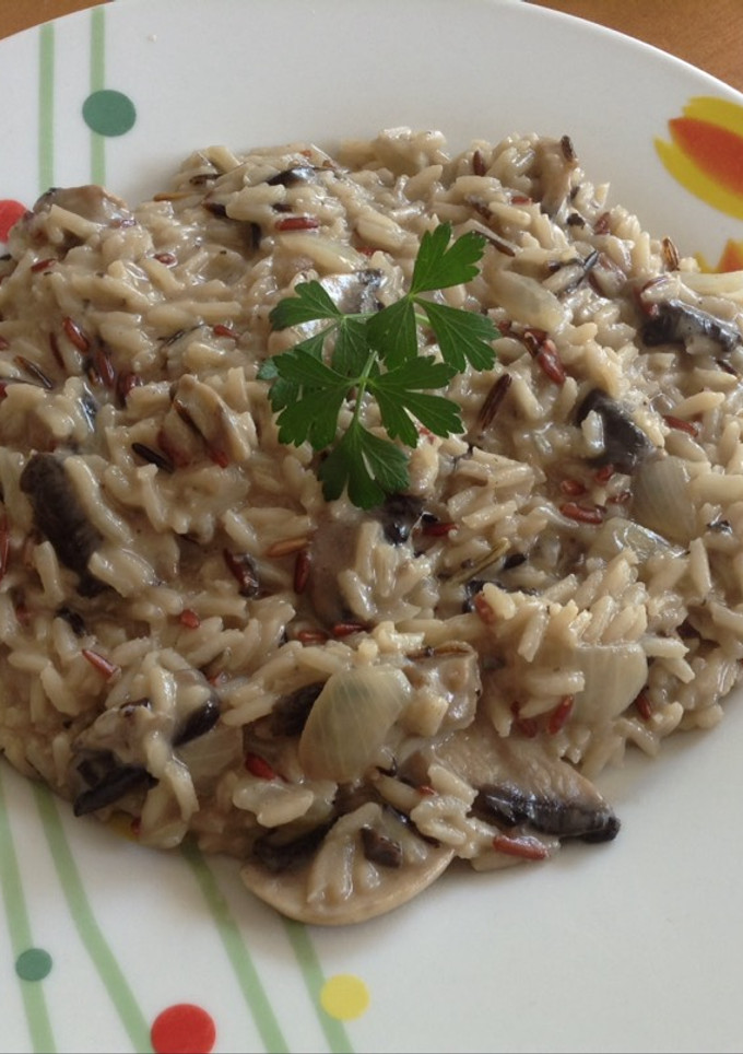 Una foto de Risotto salvaje