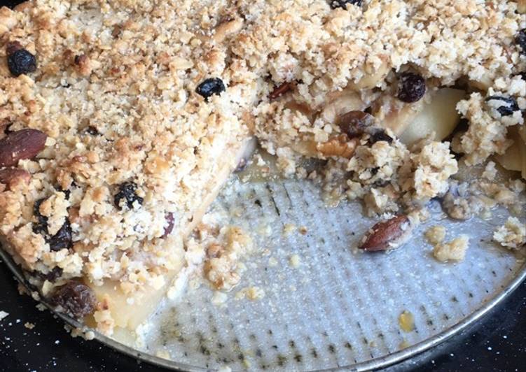 Tarta crocante de manzana 🍎🍏🍎