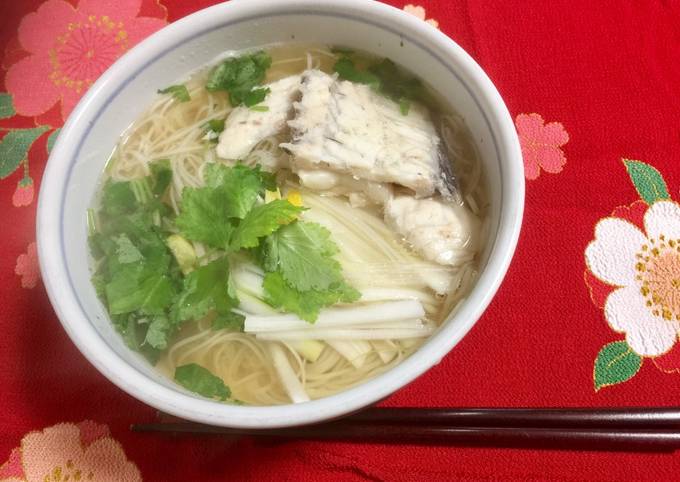 Japanese Red Snapper Soup Noodle