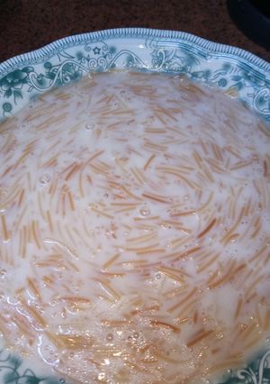 صورة لوصفة شعيرية باللبن 🥣