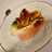 Higos flambeados con queso brie