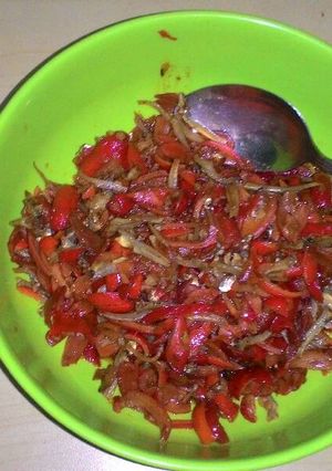 Foto resep Tumis Kulit Melinjo Teri