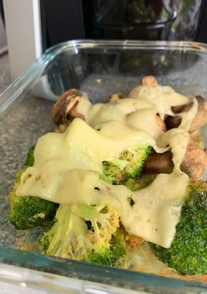 Foto resep Mushroom & brokoli panggang airfryer