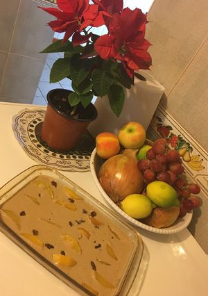 Una foto de Receta de postre de galletas con flan