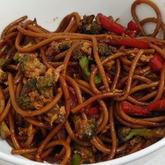 A picture of Stir fry spaghetti special.