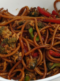 A picture of Stir fry spaghetti special.