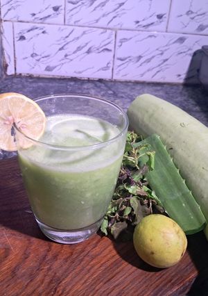 A picture of Aloe vera battleground juice.