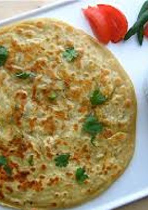 A picture of Soya paratha recipe.