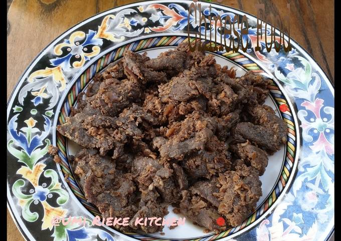 Bistik daging sapi bumbu ala Chinese Food