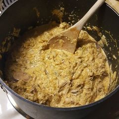 A picture of Mom's Szkeley Goulash.