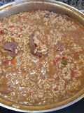 Arroz Caldoso con higaditos de pollo