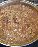 Arroz Caldoso con higaditos de pollo