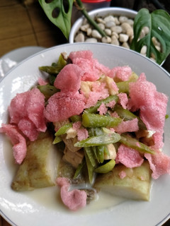 Foto resep Lontong ketupat gulai buncis pakek fibercreme