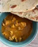 Tikka masala Naan kenyérrel