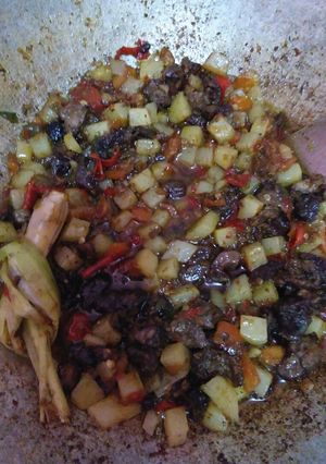 Foto resep Sambel goreng hati ampela dan kentang