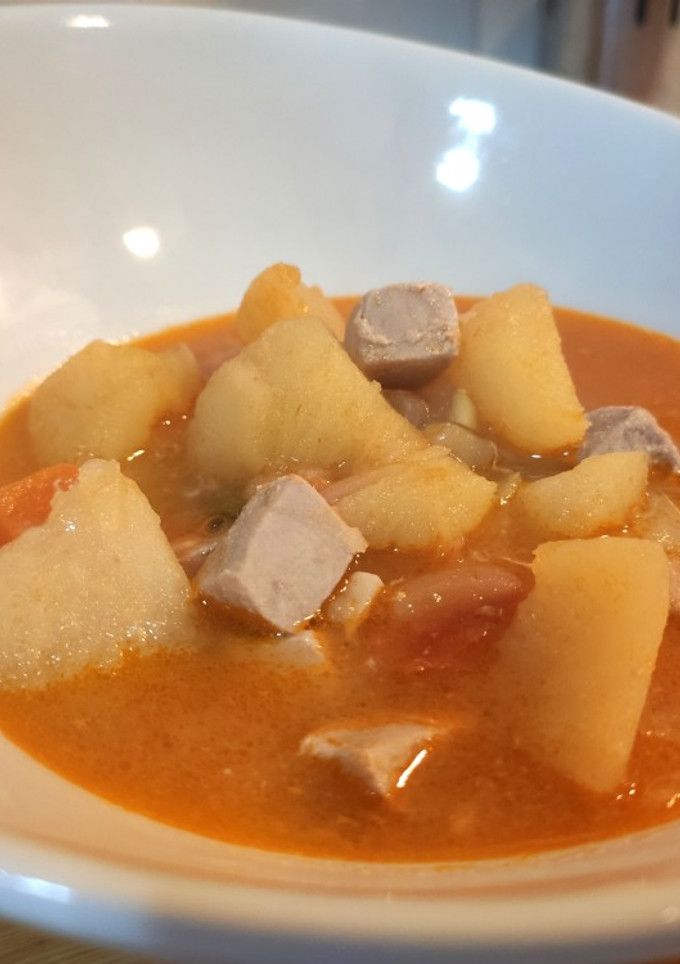 Una foto de Marmitako de atún
