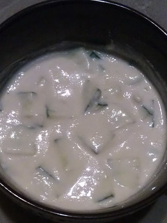 Una foto de Sopa de yogur y pepino