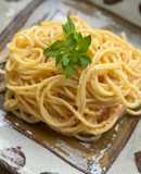 Morning Pasta 🤗 Japanese Mentaiko pasta