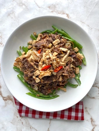 Langkah Mudah untuk Menyiapkan Resep Cah Buncis Tahu Daging yang Lezat Sekali Anti Ribet, Menggugah Selera