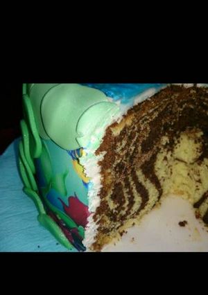 Una foto de Torta cebra