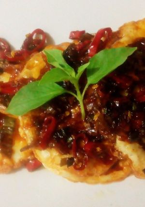 Foto resep Telur ceplok bumbu kecap praktis