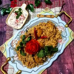 A picture of Karachi Biryani..