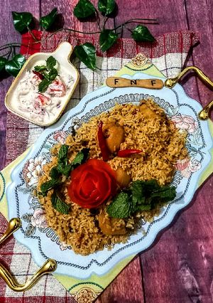 A picture of Karachi Biryani..