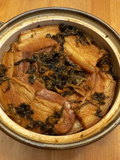 梅乾菜燉五花肉 的食譜成品照片