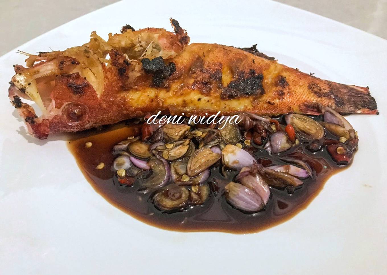 Ikan Kerapu Merah Bakar Bumbu Jimbaran