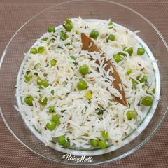 Green Peas Jeera Rice A picture of Green Peas Jeera Rice.