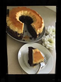 صورة لوصفة كيكه الكريم كرميل