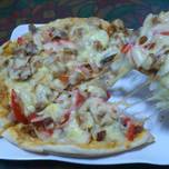 蘑菇雞肉pizza