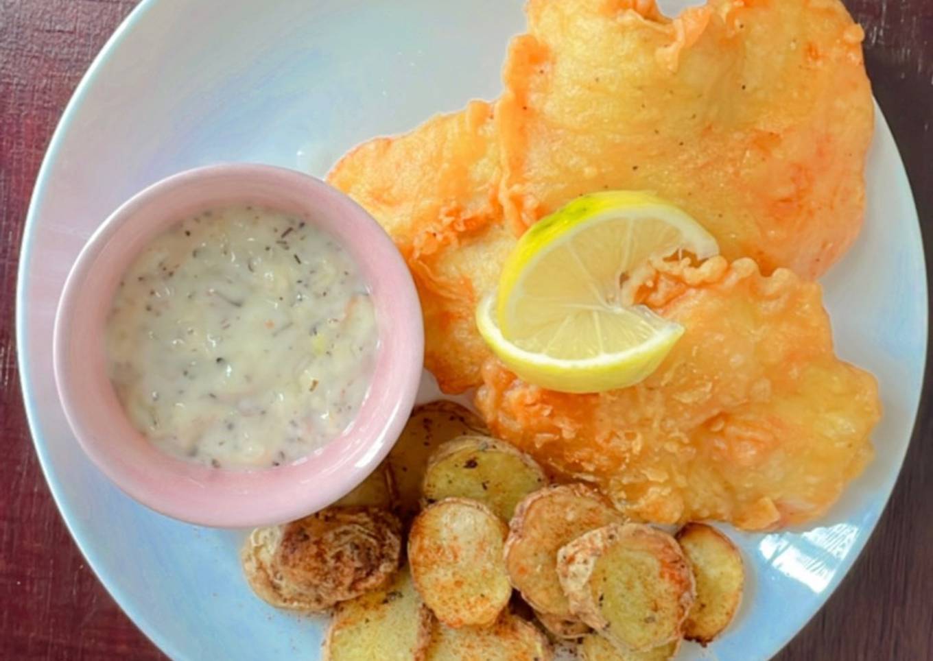 Beer batter fish and chips magic jar