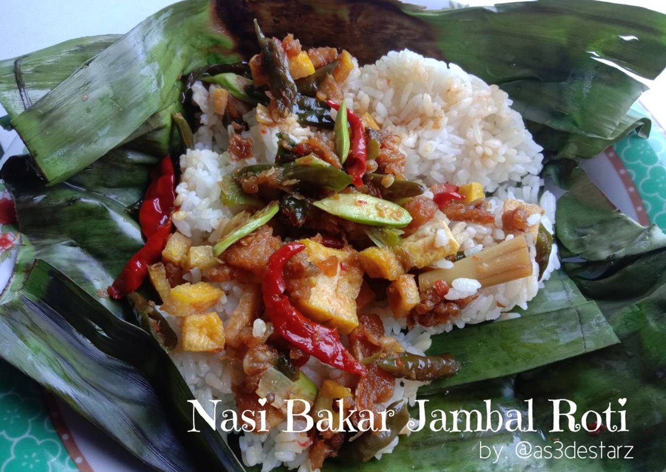 Nasi Bakar Jambal Roti