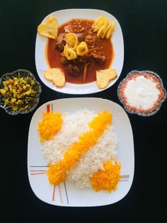 عکسی از دستور خورشت قیمه