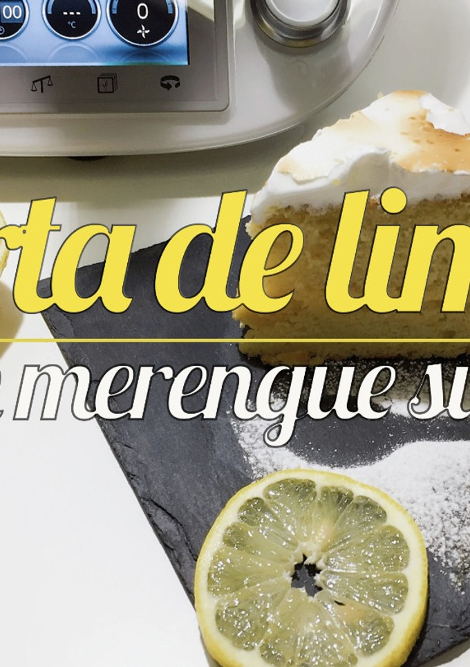 Una foto de Tarta de limón con merengue suizo Thermomix