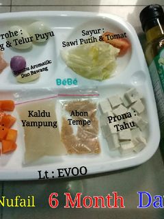 Foto resep Mpasi 6month day 1 menu 4 bintang