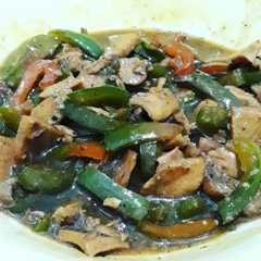 รูปของ #164. Ayam/daging fillet lada hitam (teriyaki)